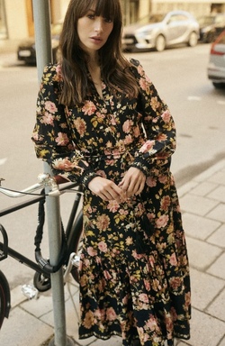Bohemian Midi Dress Evening Field - by TiMo