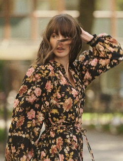 Bohemian Midi Dress Evening Field - by TiMo