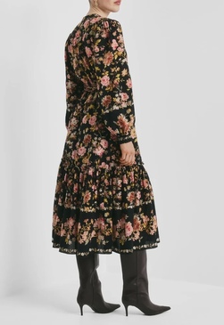 Bohemian Midi Dress Evening Field - by TiMo