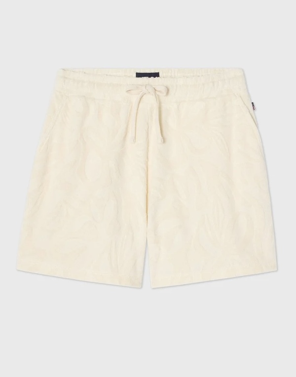 Økologisk bomullsfrottéshorts, offwhite