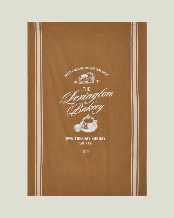 Lexington Kjøkkenhåndkle i Økologisk Bomull m/Bakery Print - 50x70cm