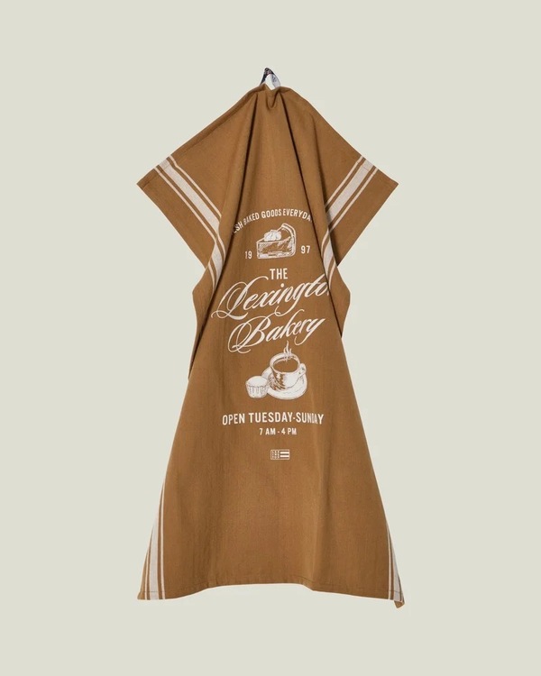 Lexington Kjøkkenhåndkle i Økologisk Bomull m/Bakery Print - 50x70cm