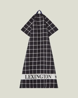 Lexington Kjøkkenhåndkle i Økologisk Bomullsfrotté - 50x70cm svart/hvit - Lexington