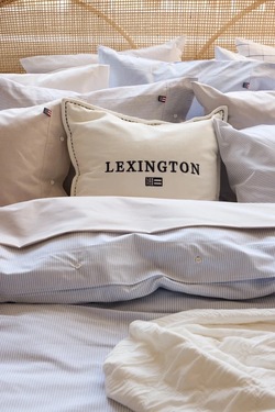 Lexington Icons Logo Putetrekk i Økologisk Bomullsfløyel - 50x50cm ikke relevant - Lexington