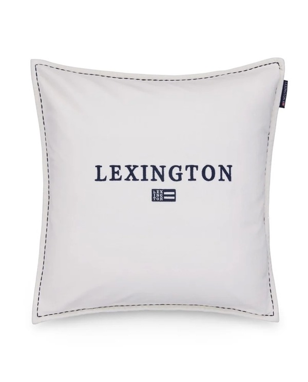 Lexington Icons Logo Putetrekk i Økologisk Bomullsfløyel - 50x50cm