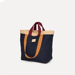 Everyday Tote - Navy/Sand/Brown ikke relevant - UND Signature 