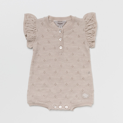 Lillelam Romper July, Light Beige light beige - Lillelam