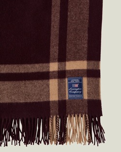 Lexington Stripete Teppe i Resirkulert Ull - Fig/Fudge, 130x170cm ikke relevant - Lexington