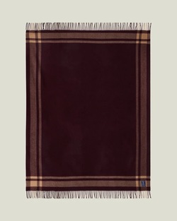 Lexington Stripete Teppe i Resirkulert Ull - Fig/Fudge, 130x170cm ikke relevant - Lexington