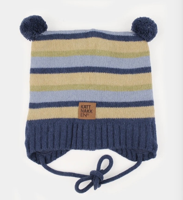 Kattnakken Babylue Lamull Mjuk Blå