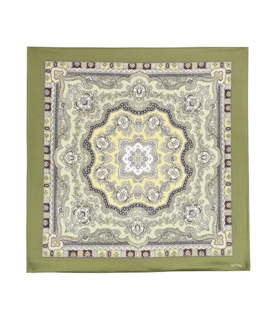 Silk Scarf Forest Paisley - by TiMo
