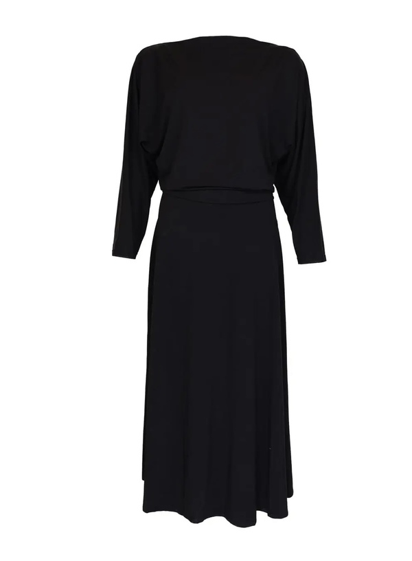Jersey Boatneck Dress