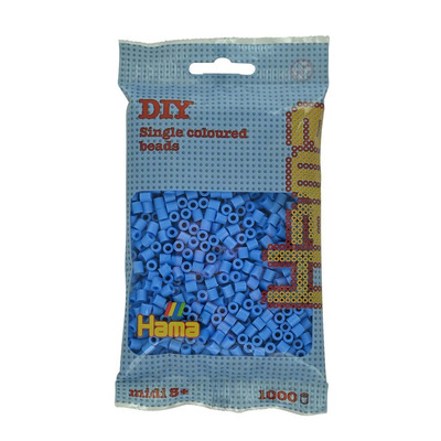 Hama Midi Beads 1000 pcs Sky Blue Sky Blue - hama