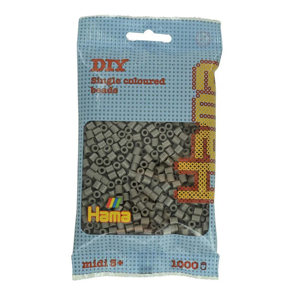 Hama Midi Beads 1000 pcs Taupe Grey 207-117