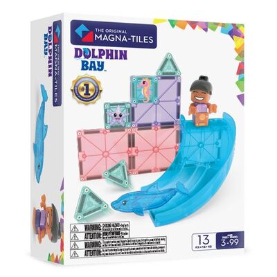 MAGNA-TILES Delfinbukta 13 Deler Delfinbukta - Liniex