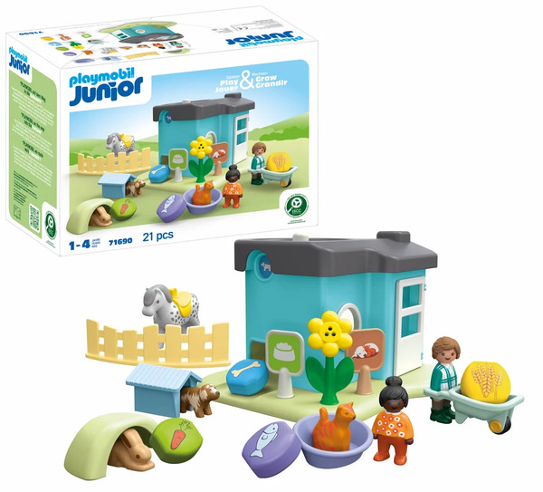 Playmobil Junior Animal Kennels with Treat Dispenser 71690