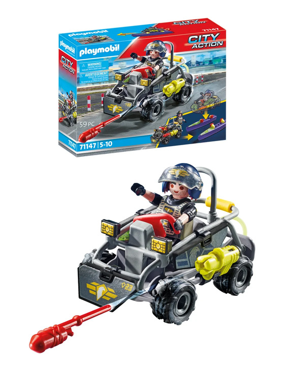 Playmobil Tactical Unit Multi-Terrain Quad 71147