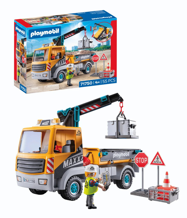 Playmobile Construction Truck with Crane 71750