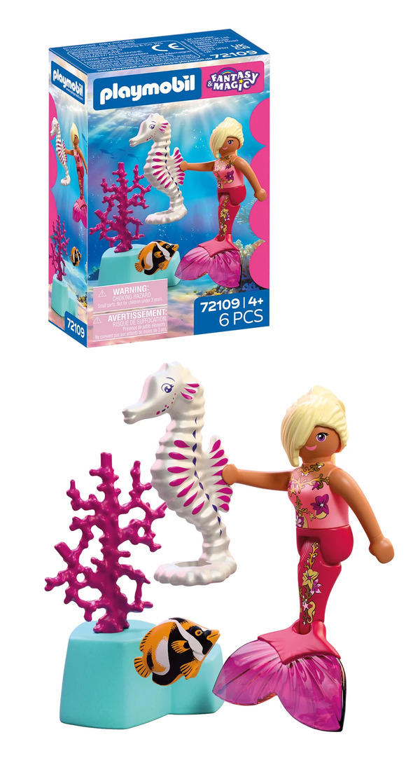 Playmobile Mermaid with Seahorse