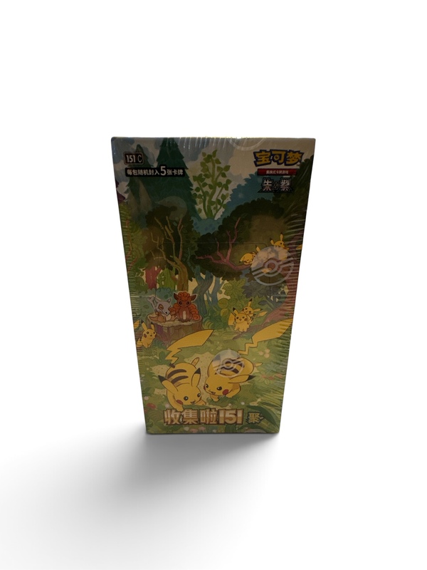Pokemon 151 D Gathering volume 4 Booster Box - sealed - kinesisk
