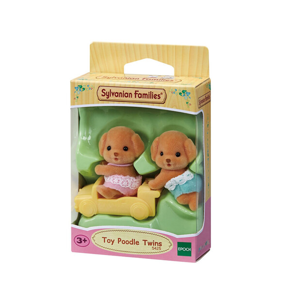 Sylvanian Families Toy Poodle-Tvillinger