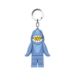 LEGO® Classic Shark Suit Guy Key Chain With LED Light SHARK - LEGO
