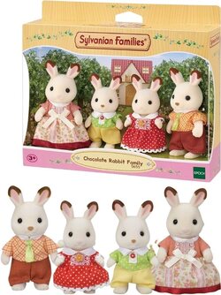 SYLVANIAN SJOKOLADEKANINFAMILIE NY Sjokoladefamilien - Sylvanian families