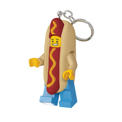 LEGO® Hot Dog Man Key Light Key Chain With LED Light Hot Dog Man - LEGO