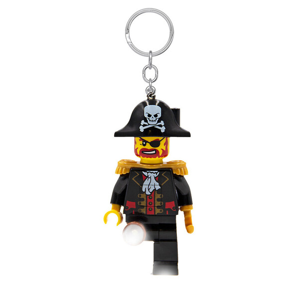 LEGO® Iconic Captain Brickbeard Key Chain With LED Light