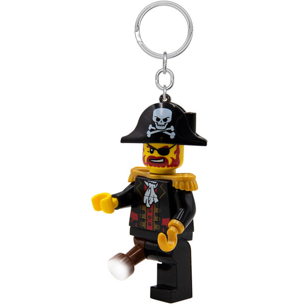 LEGO® Iconic Captain Brickbeard Key Chain With LED Light