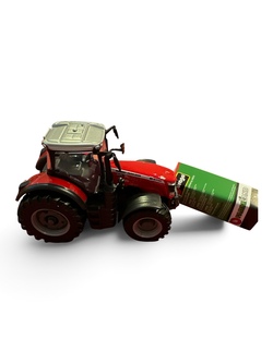 Burago traktor 10cm Rød - Burago