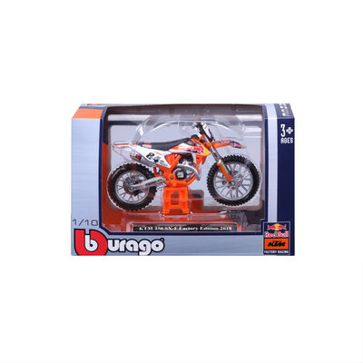 Burago 1:18 WRB KTM CYCLE – KTM 450 SX-F FACTORY EDITION (2018) KTM 450 SX-F - Burago