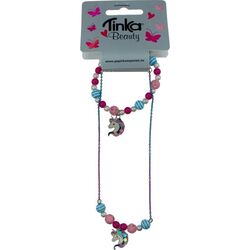  HALSKJEDE/ARMBÅND UNICORN BLÅ/ROSA TINKA BEAUTY HALSKJEDE/ARMBÅND UNICORN BLÅ/ROSA TINKA BEAUTY Unicorn blå og rosa - Tinka