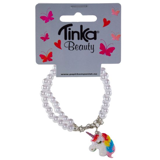 ARMBÅND PERLER M/UNICORN ANHENG TINKA BEAUTY