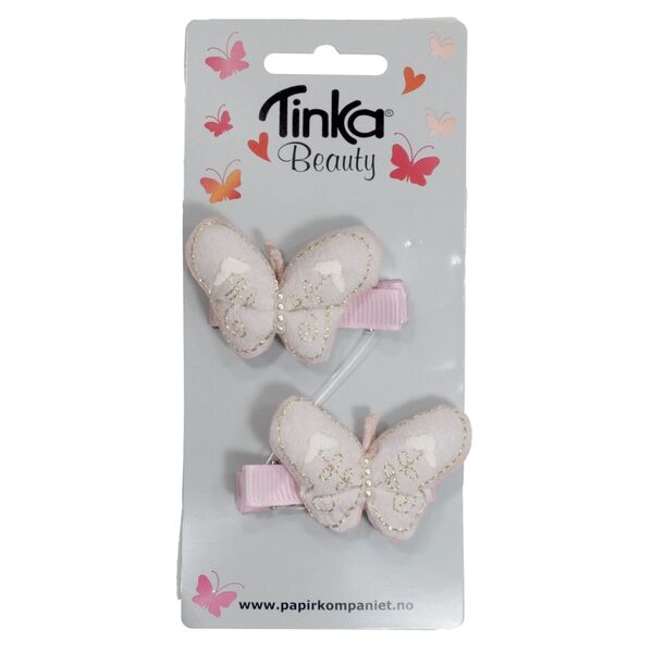 HÅRSPENNE SOMMERFUGL 2 STK TINKA BEAUTY