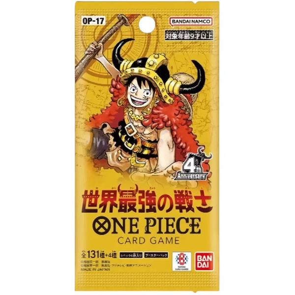 One Piece - OP-17 The World's Strongest Warriors booster  - Japansk