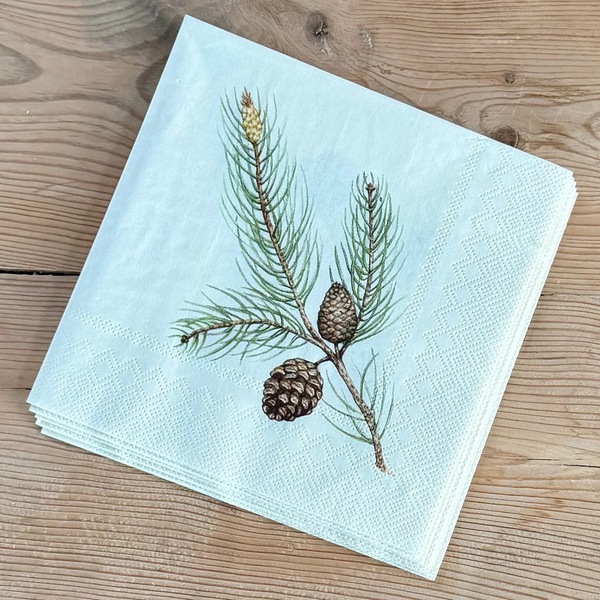 UND Serviett - Furu 33x33cm, 20stk