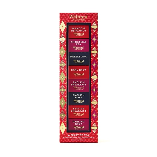 Forhåndsbestilling* Whittard Christmas Feast of Tea 2026 40 Teposer