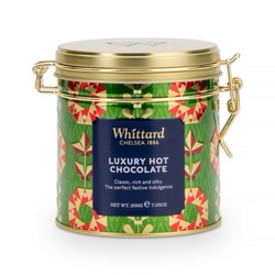 Forhåndsbestilling* Whittard Xmas Lux Hot Chocolate Cliptop Tin 200g ikke relevant - Whittard