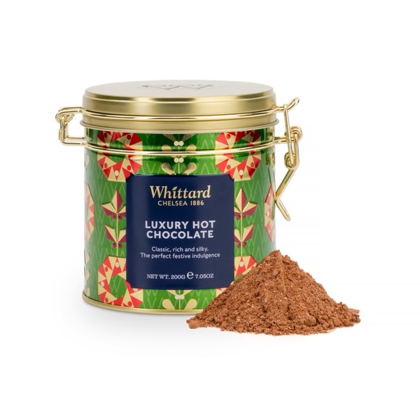 Forhåndsbestilling* Whittard Xmas Lux Hot Chocolate Cliptop Tin 200g
