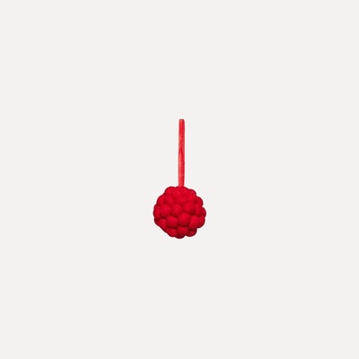 Ullfilt Snøball  Rød - UND Seasonal 