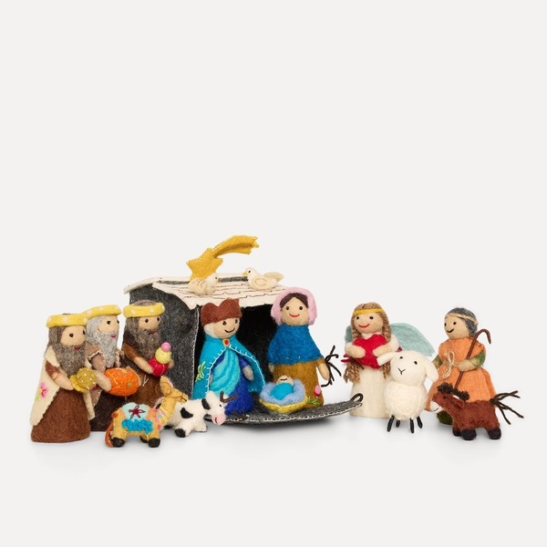 UND Ullfilt Julekrybbe 