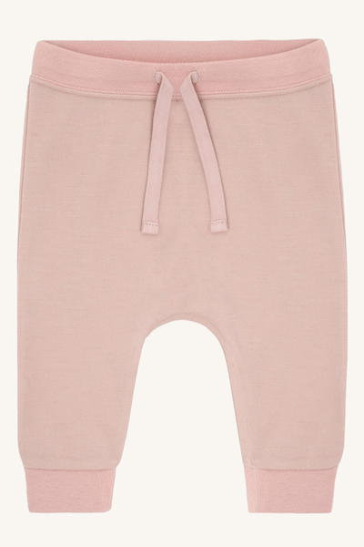 Joggebukse Ull/bambus Mini Rosa - Hust & Claire