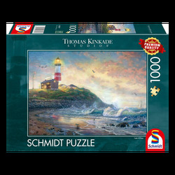 Puzzle - Thomas Kinkade - Lighthouse of hope (1000 biter) Lighthouse - Schmidt