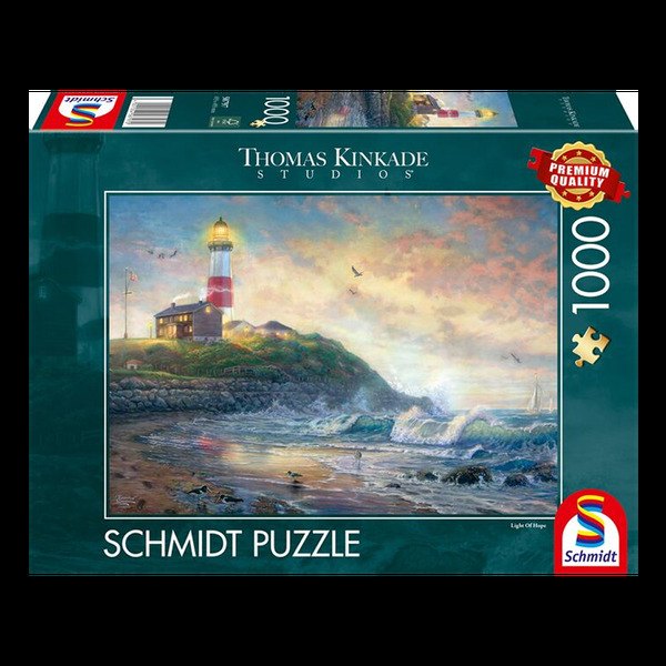 Puzzle - Thomas Kinkade - Lighthouse of hope (1000 biter)