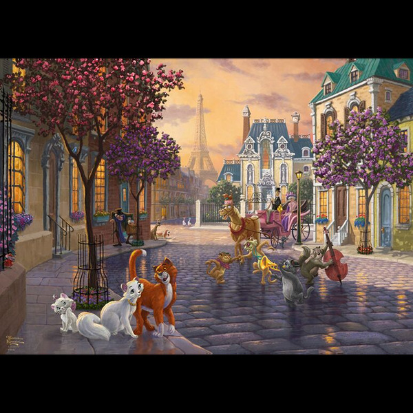  Thomas Kinkade: Disney - The Aristocats (1000 biter)