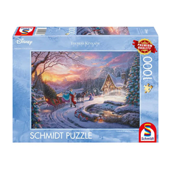 Thomas Kinkade: Disney - Cinderella Bringing Home for Christmas  Cinderella bringing home for Christmas - Schmidt