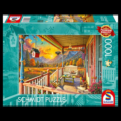 Puzzle - Mountain veranda (1000 pieces) Mountain veranda - Schmidt