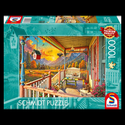 Puzzle - Mountain veranda (1000 pieces) Mountain veranda - Schmidt