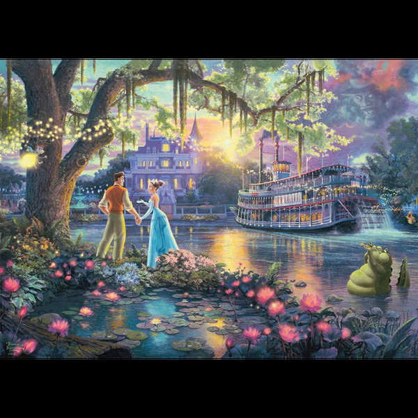 Thomas Kinkade: Disney - The Princess and the Frog 